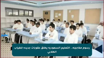 رسوم مفاجئة.. التعليم السعودية يطلق عقوبات جديدة للغياب الطلابي